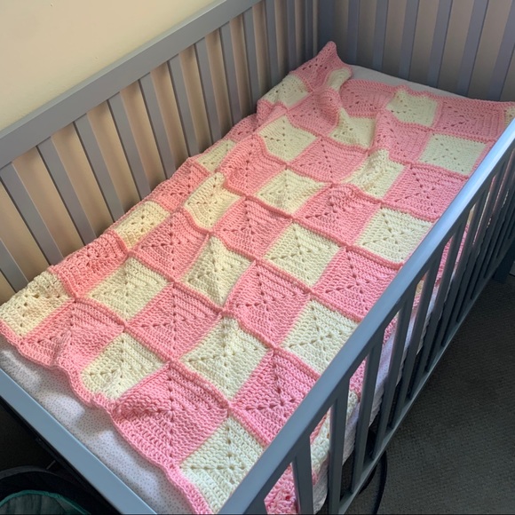 Made by Grandma - Hand Crocheted Baby Blanket - Picture 2 of 5